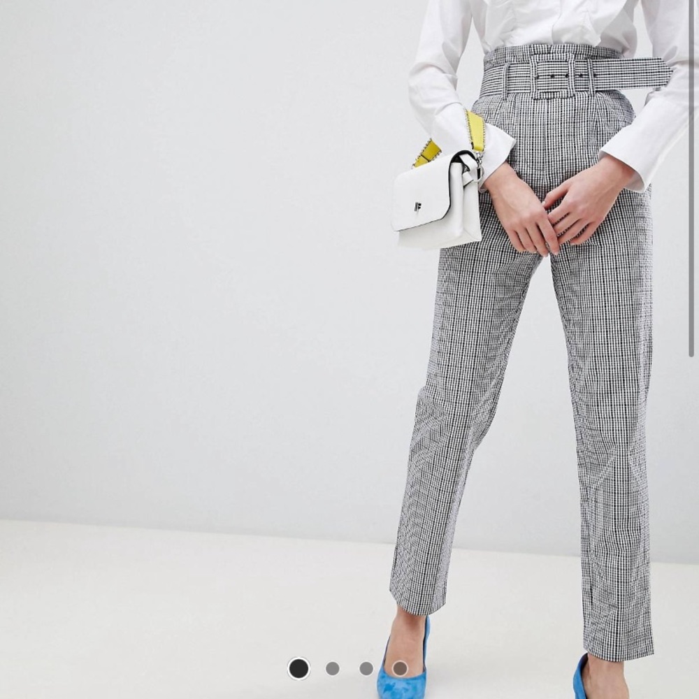 ASOS NWT gingham pants - Picture 2 of 6
